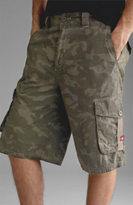 stylish camo cargo shorts