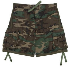 carrying camo shorts