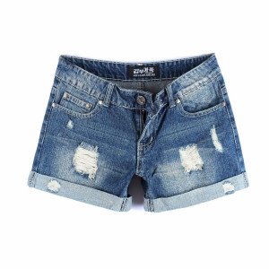 korean blue jean shorts for women