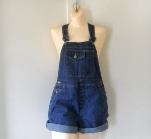 about denim overall shorts for women