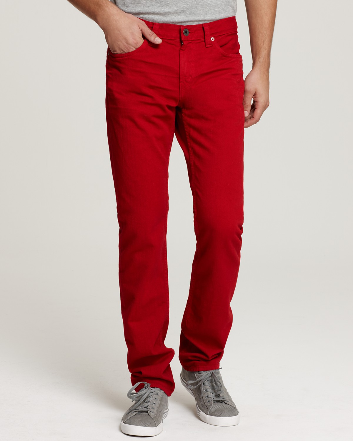 Red jeans