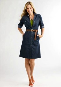 ordinary denim shirt dress