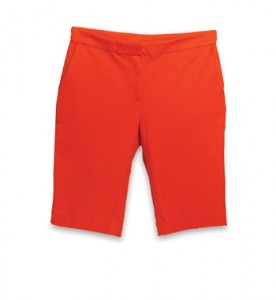 comfortable tangering orange spandex shorts