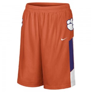 orange Nike basketball shorts